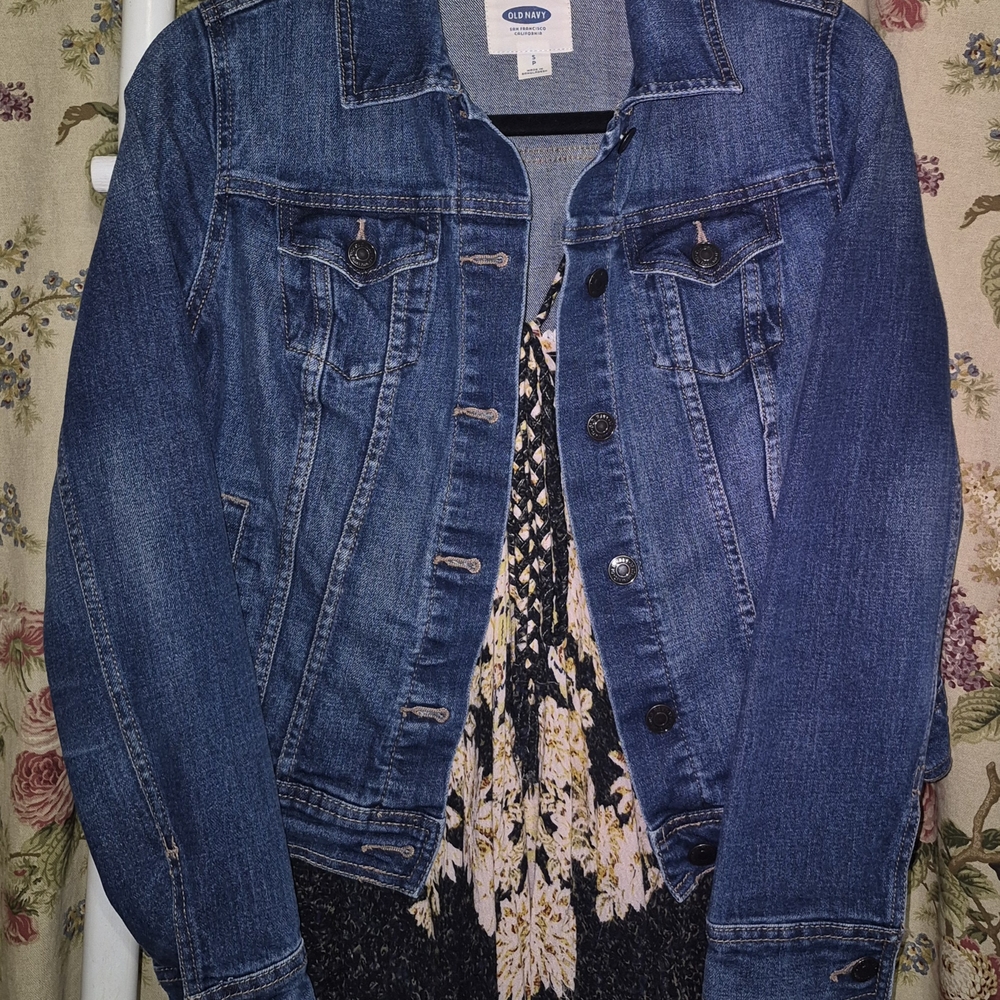 Old Navy Dark Blue Jean Jacket
